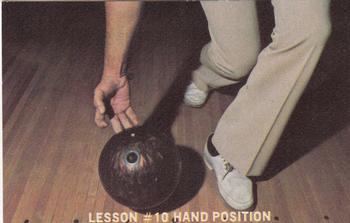 1973 PBA Bowling #NNO Lesson #10 Hand Position Front